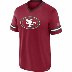 Fanatics Men's 49ers Stripe Stacking Poly Fashion Top