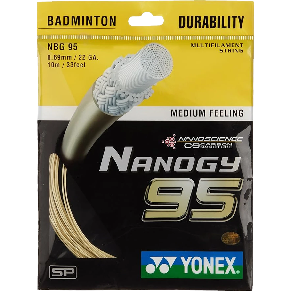 YONEX Nanogy 95 String 3 YONEX Nanogy 95 String