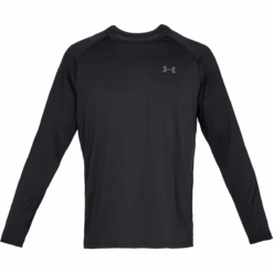 Under Armour Men's UA Tech 2.0 Long Sleeve -Sports Basement Outlet 100175538 BLK 1