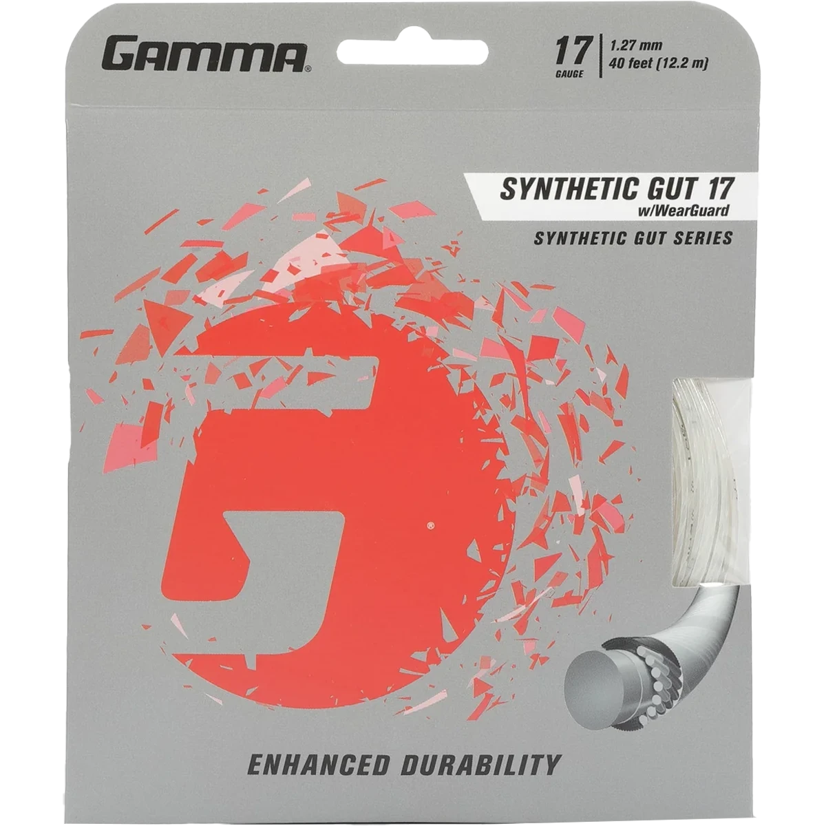 Synthetic Gut 17 W/WearGuard - White 3 Synthetic Gut 17 W/WearGuard - White