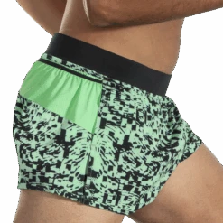 BROOKS Men's Sherpa 3" Split Short -Sports Basement Outlet 100215443 NEOGREEN 7