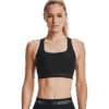 Under Armour Women's Crossback Mid Bra -Sports Basement Outlet 100216232 BLK 1
