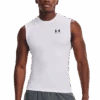 Under Armour Men's HeatGear Armour Sleeveless -Sports Basement Outlet 100220894 WHT 1