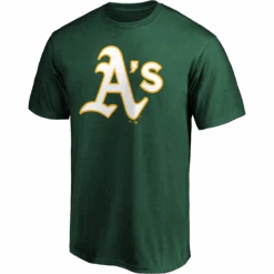 Fanatics Men's A's Official Logo Short Sleeve