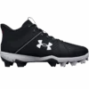Under Armour Youth Leadoff Mid RM Baseball Cleats 1 Under Armour Youth Leadoff Mid RM Baseball Cleats -Sports Basement Outlet 100252058 BKWH 1