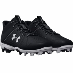 Under Armour Men's Leadoff Mid RM Baseball Cleats 9 Under Armour Men's Leadoff Mid RM Baseball Cleats -Sports Basement Outlet 100252061 BKWH 3