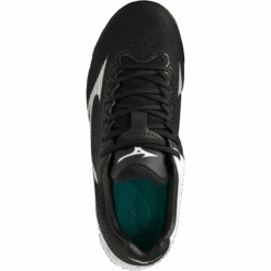 Mizuno Youth Wave Lightrevo Cleat 16 Mizuno Youth Wave Lightrevo Cleat -Sports Basement Outlet 100252709 BKWH 4