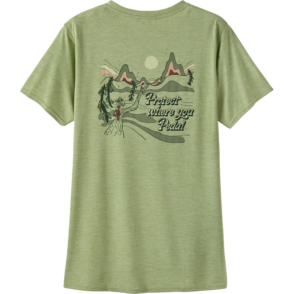 Patagonia Women's Cap Cool Daily Graphic Tee - Lands 4 Patagonia Women's Cap Cool Daily Graphic Tee - Lands - Image 2