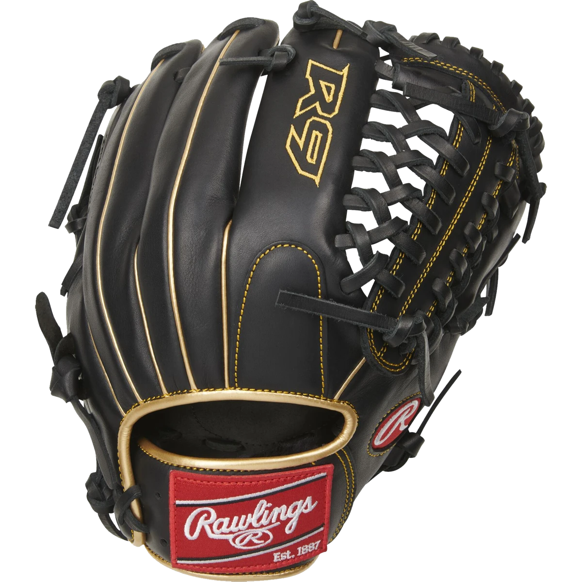 Rawlings R9 Series 11.75" Infield/Pitcher's Trap-Eze Web Glove 3 Rawlings R9 Series 11.75" Infield/Pitcher's Trap-Eze Web Glove