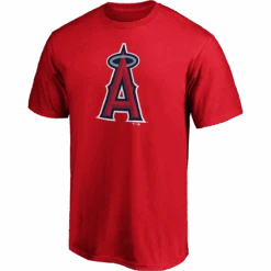 Fanatics Men's Angels Cotton Official Logo Short Sleeve
