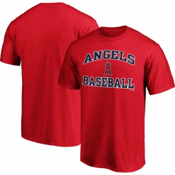 Fanatics Men's Angels Cotton Heart And Soul Short Sleeve -Sports Basement Outlet 100256196 RED 3