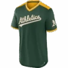 Fanatics Men's A's Fundamentals Poly Walk Off Short Sleeve 1 Fanatics Men's A's Fundamentals Poly Walk Off Short Sleeve -Sports Basement Outlet 100256206 DGRN 2