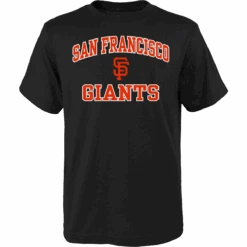 Outerstuff Youth Giants Heart And Soul Short Sleeve Tee