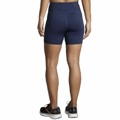 BROOKS Women's Method 5" Short Tight 10 BROOKS Women's Method 5" Short Tight -Sports Basement Outlet 100258364 NVY 3