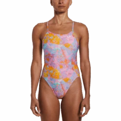 Women's Printed Cut Out One Piece