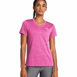 Under Armour Women's Tech Twist V-Neck Short Sleeve 11 Under Armour Women's Tech Twist V-Neck Short Sleeve -Sports Basement Outlet 100264202 RPNK 2