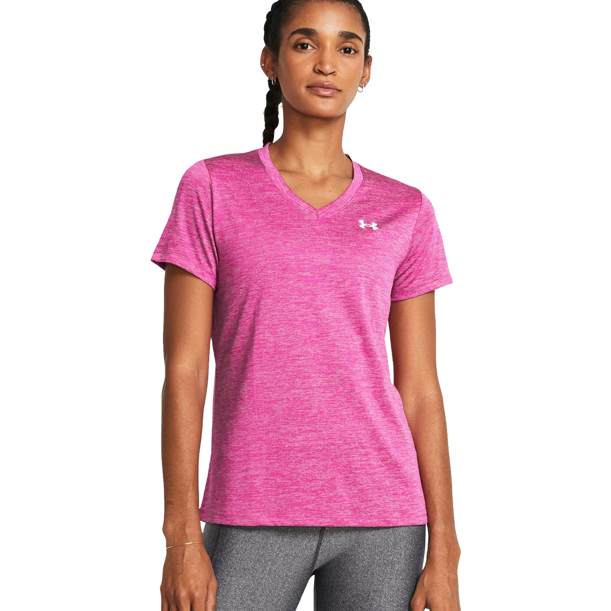 Under Armour Women's Tech Twist V-Neck Short Sleeve 6 Under Armour Women's Tech Twist V-Neck Short Sleeve - Image 4
