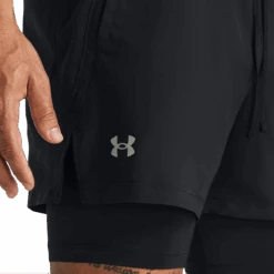 Under Armour Men's Launch 5" 2-in-1 Shorts -Sports Basement Outlet 100264240 BLK 5