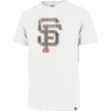 '47 BRAND Men's Giants Grit Vintage Scrum Tee -Sports Basement Outlet 100264458 WHITE 1