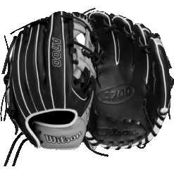 Wilson A700 Infield/Outfield 11.5" H-Web 10 Wilson A700 Infield/Outfield 11.5" H-Web -Sports Basement Outlet 100264779.BlackSilverWhite.7