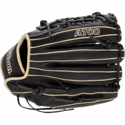 Wilson A700 Infield/Outfield 12" Single Post T-Web Left Hand Throw 14 Wilson A700 Infield/Outfield 12" Single Post T-Web Left Hand Throw -Sports Basement Outlet 100264781.BlackBlonde.5