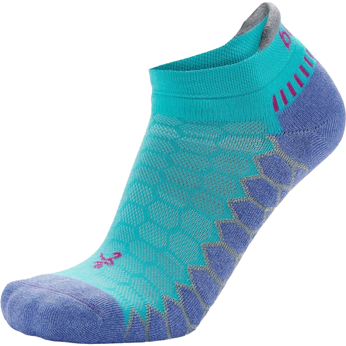 Balega Women's Silver No Show Tab 3 Balega Women's Silver No Show Tab