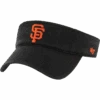 '47 BRAND Giants 47 Clean Up Visor -Sports Basement Outlet 100267247 BLK 2
