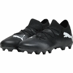Puma Youth Future 7 Match FG/AG -Sports Basement Outlet 100268156 BLKWHT 1