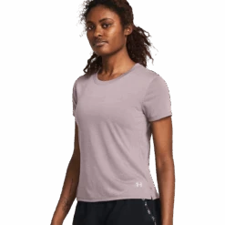 Under Armour Women's Launch Short Sleeve -Sports Basement Outlet 100269112 TGRY 2