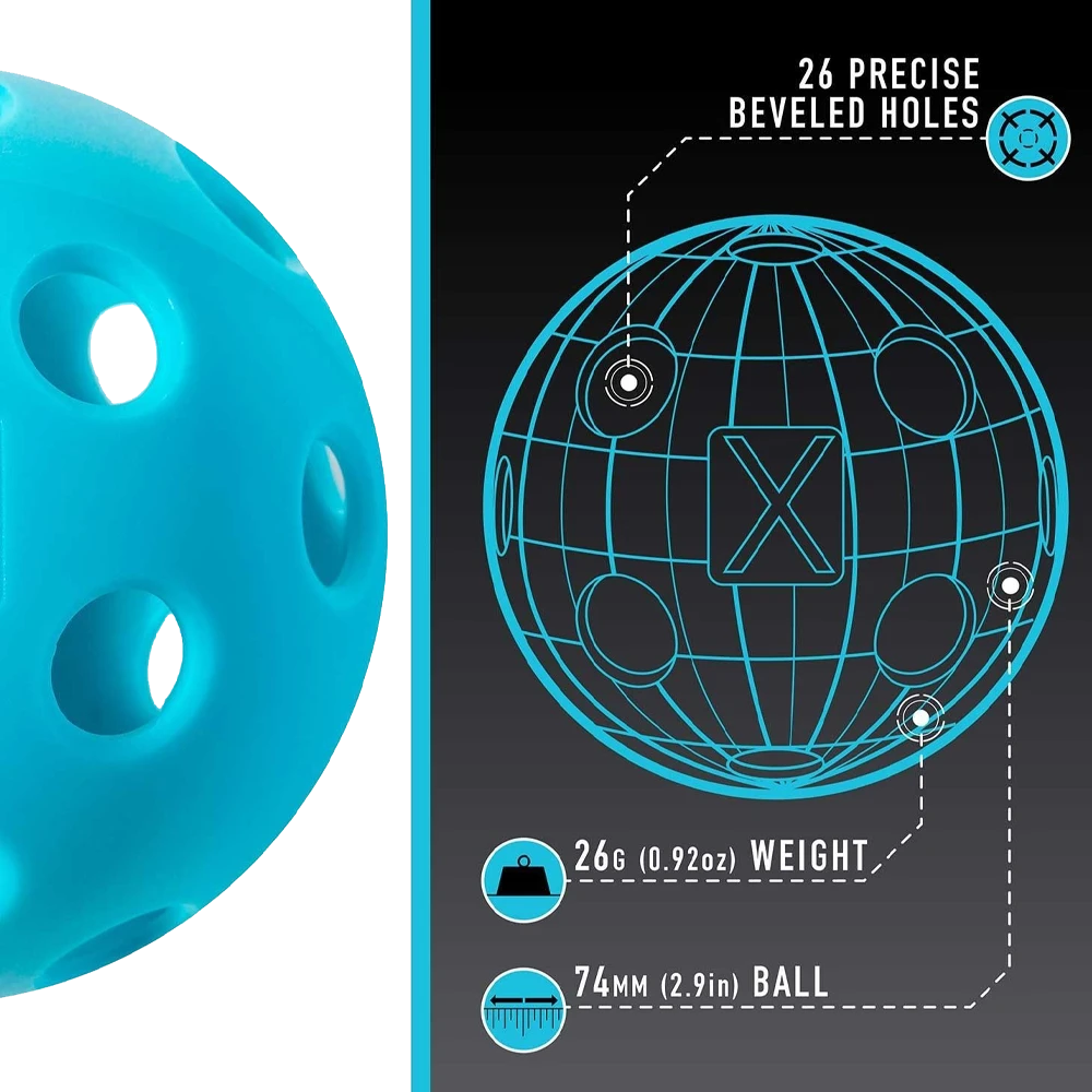 X-26 Pickleball - 3 Pack 4 X-26 Pickleball - 3 Pack - Image 2