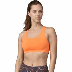 Patagonia Women's Live Simply Bra 15 Patagonia Women's Live Simply Bra -Sports Basement Outlet 100269456.VAPC .VividApricot.2