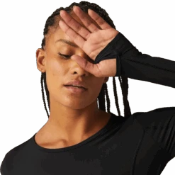 Beyond Yoga Women's POWERBEYOND Lite Airshield Long Sleeve Top -Sports Basement Outlet 100270695 BLK 4