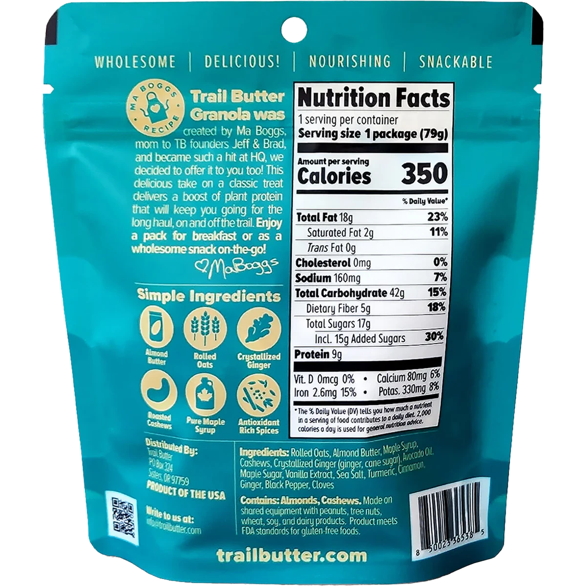 Lil Crunch 2.8 Oz Almond Butter Granola 7 Lil Crunch 2.8 Oz Almond Butter Granola - Image 5
