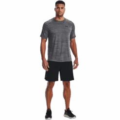 Under Armour Men's UA Tiger Tech 2.0 Short Sleeve -Sports Basement Outlet 100276339.001.Black .7
