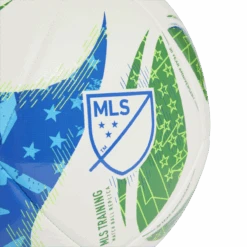 ADIDAS MLS Training Ball -Sports Basement Outlet 100276392 WHITEGREENBLUE 2
