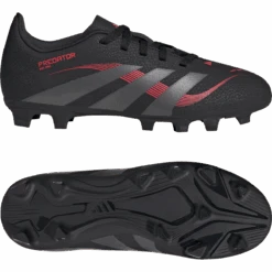 ADIDAS Youth Predator Club Firm/Multi-Ground -Sports Basement Outlet 100276417 BLKGREYRED 1