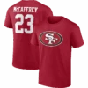 Fanatics Men's 49ers Player Icon Name And Number Tee - McCaffrey 2 Fanatics Men's 49ers Player Icon Name And Number Tee - McCaffrey -Sports Basement Outlet 100276670 SCARLET 4