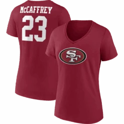Fanatics Women's 49ers Player Icon Name & Number Tee - McCaffrey