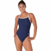 Speedo Women's Flyback Training One Piece -Sports Basement Outlet 100277570 WHTNVY 1