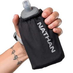 Nathan Pinnacle 18 Oz Soft Flask 13 Nathan Pinnacle 18 Oz Soft Flask -Sports Basement Outlet 100277849 BLKSILVER 5