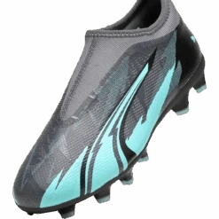 Puma Youth Ultra Match Laceless Rush FG/AG -Sports Basement Outlet 100279497 GRYWHITEAQUA 6