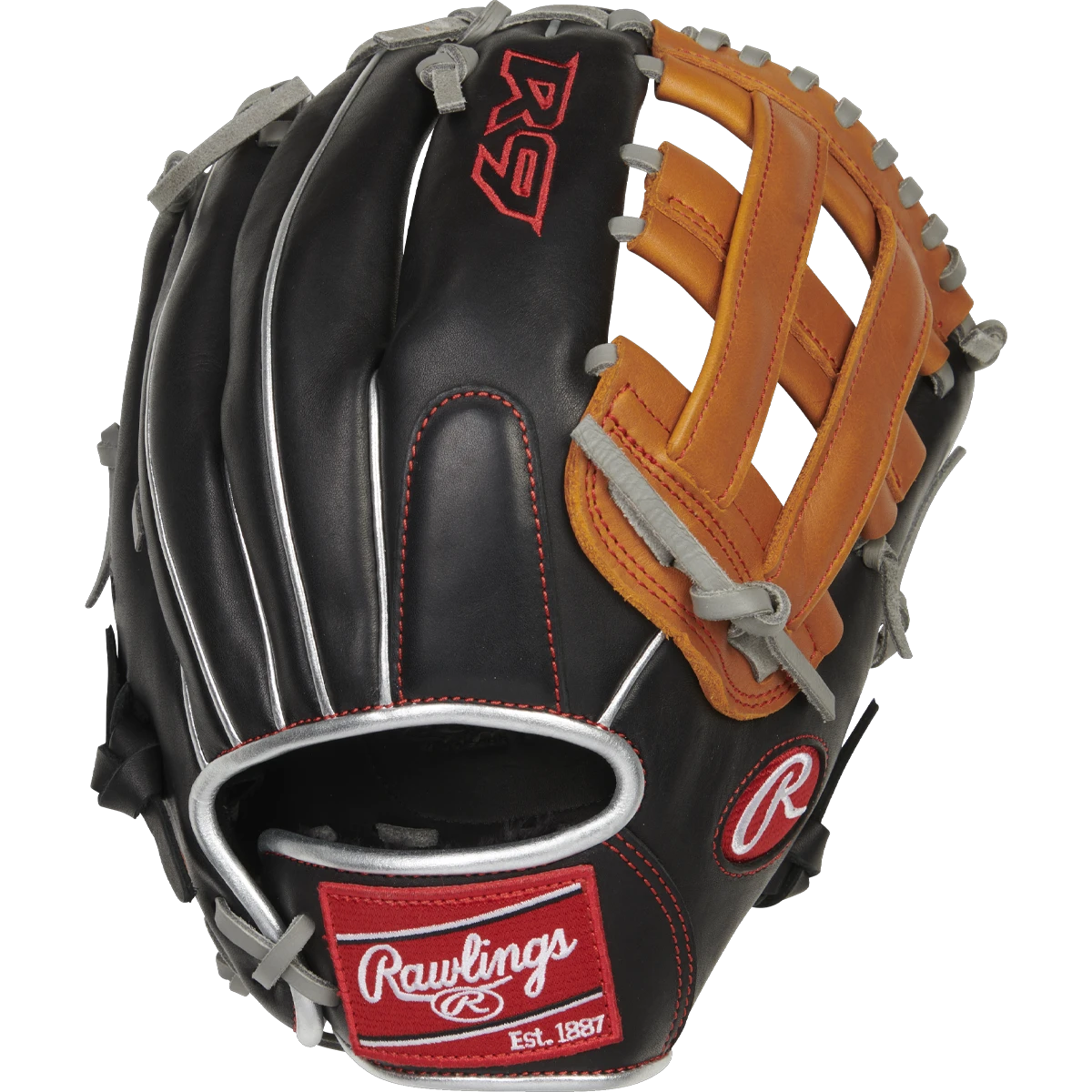 Rawlings R9 ContoUR Outfield - 12" Pro H-Web Left Hand Throw 4 Rawlings R9 ContoUR Outfield - 12" Pro H-Web Left Hand Throw - Image 2
