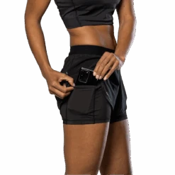 Nathan Women's Front Runner Shorts 2.0 -Sports Basement Outlet 100280659.Black .4