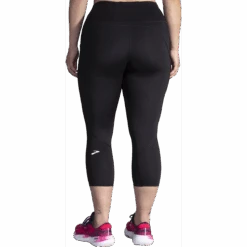 BROOKS Women's Spark Capri -Sports Basement Outlet 100280825.001.Black .3