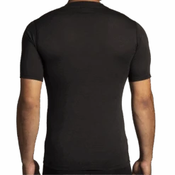 BROOKS Men's High Point Short Sleeve -Sports Basement Outlet 100280827.001.Black .4