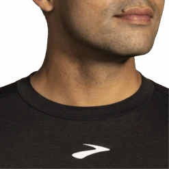 BROOKS Men's High Point Short Sleeve -Sports Basement Outlet 100280827.001.Black .6