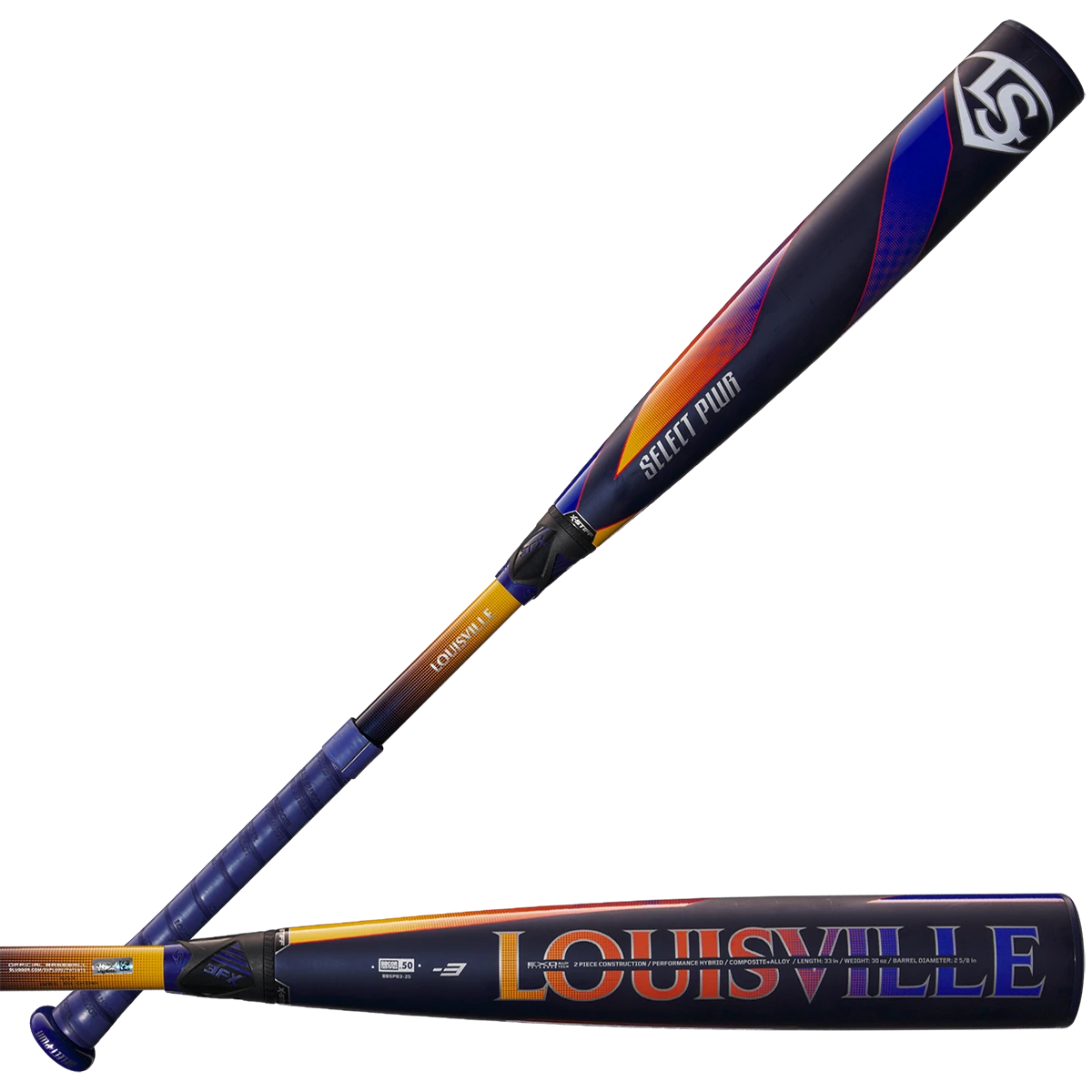 LOUISVILLE SLUGGER Select PWR -3 BBCOR 2 5/8" 3 LOUISVILLE SLUGGER Select PWR -3 BBCOR 2 5/8"