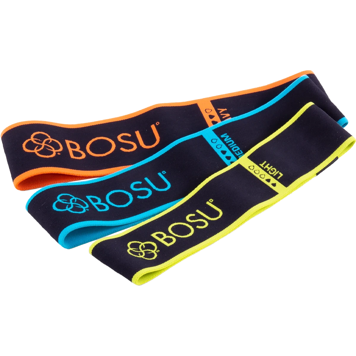 BOSU Fabric Resistance Bands 3 Pack 3 BOSU Fabric Resistance Bands 3 Pack