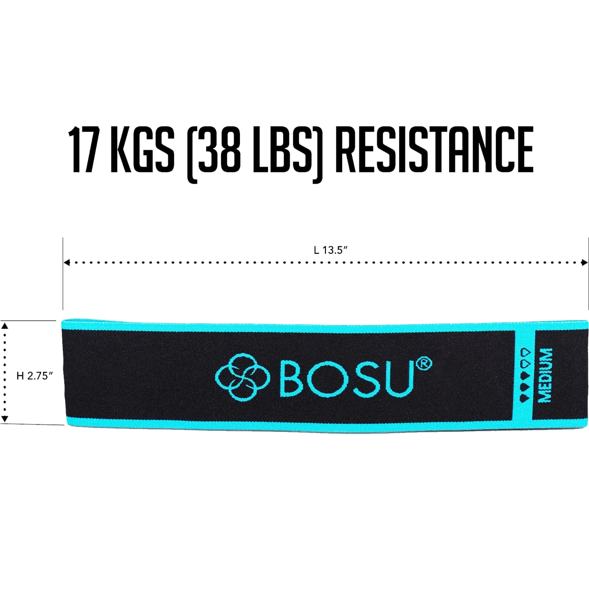 BOSU Fabric Resistance Bands 3 Pack 8 BOSU Fabric Resistance Bands 3 Pack - Image 6