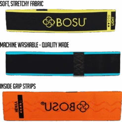 BOSU Fabric Resistance Bands 3 Pack 15 BOSU Fabric Resistance Bands 3 Pack -Sports Basement Outlet 100282494 MULT 6
